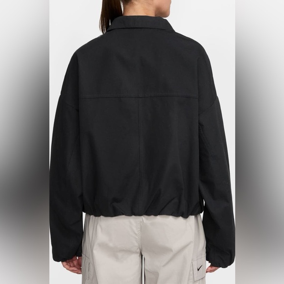 NIKE canvas coaches jacket black size XS NWT - Picture 2 of 8